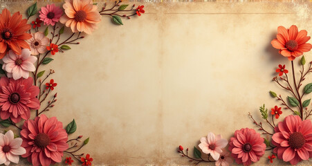 background with flowers
