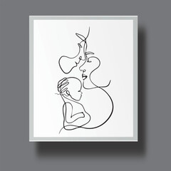 christmas card with santa claus