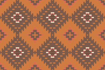 Turkish Islamic Geometric Pattern Designfolk Embroidery, Aztec Geometric Ornament Print. Design for Carpet, Wallpaper, Clothing, Wrapping, Fabric