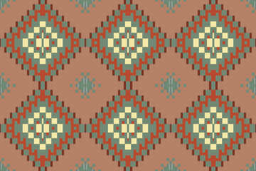 Stitch Ndebele Traditional Patternfolk Embroidery, Aztec Geometric Ornament Print. Design for Carpet, Wallpaper, Clothing, Wrapping, Fabric