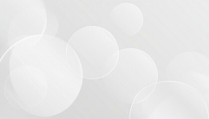 White abstract background with geometric shapes.  overlap layer on bright space with lines effect decoration. Minimal geometric design. Futuristic concept. White circles with drop shadows. 