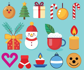 Christmas Icons Vector