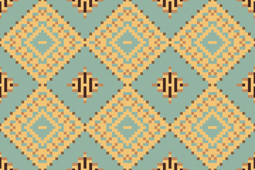 Ethnic Decoration Korean Traditional Pattern Meaningfolk Embroidery, Aztec Geometric Ornament Print. Design for Carpet, Wallpaper, Clothing, Wrapping, Fabric