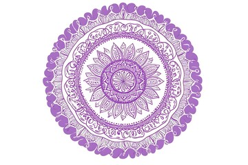 Colorful mandala  illustartion art.