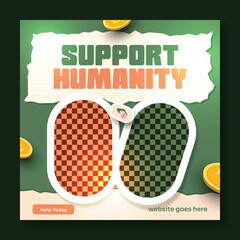 Charity Ads Promotional Poster Design