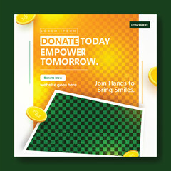 Charity Ads Promotional Poster Design