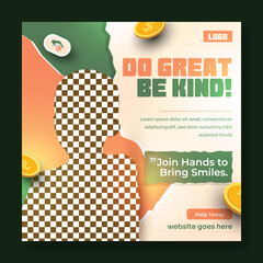 Charity Ads Promotional Poster Design