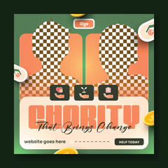 Charity Ads Promotional Poster Design