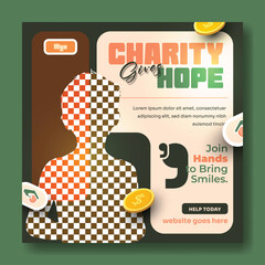 Charity Ads Promotional Poster Design
