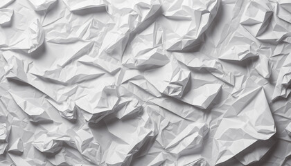 white crumpled paper background texture pattern overlay