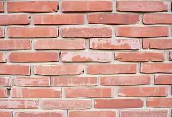 Obraz premium creative Brick Wall A close up of a weathered brick wall with vi