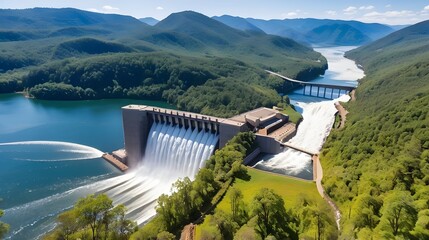 dam in the mountains