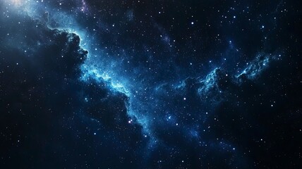 Night sky with stars in the galaxy.generative ai