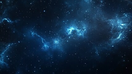 Naklejka premium Night sky with stars in the galaxy.generative ai