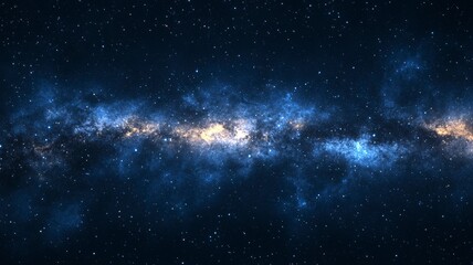 Night sky with stars in the galaxy.generative ai