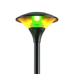Modern Solar Garden Light for Outdoor Spaces Isolate on a White Background Transparent Background