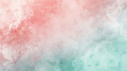 Obraz premium Soft pastel gradient with transitions between blush pink and pale mint, perfect for a delicate and soothing background