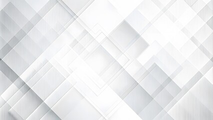 Abstract white background with texture pattern, layered geometric triangle shapes, white and grey...