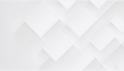 Abstract white background with texture pattern, layered geometric triangle shapes, white and grey glossy squares abstract tech banner design