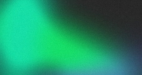 Eye catching green and blue gradient background with grainy texture, ideal for web, print, and social media. Versatile and captivating for all creative endeavors