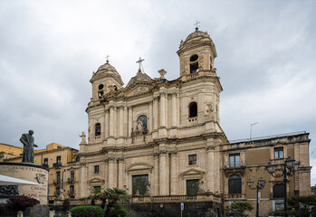 Obraz premium Saint Francis Church is a Roman Catholic church in the city of Catania, Sicily