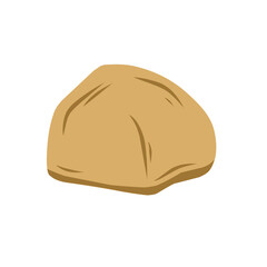 brown stone vector illustration