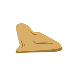 brown stone vector illustration