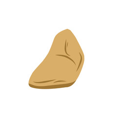 brown stone vector illustration