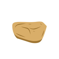 brown stone vector illustration