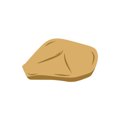 brown stone vector illustration