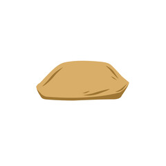 brown stone vector illustration