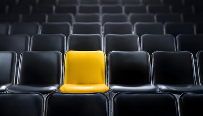 Obraz premium The Yellow Chair Effect: How Differentiation Drives Success