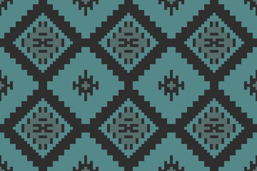 Repeating Pattern Traditional Dress Patternfolk Embroidery, Aztec Geometric Ornament Print. Design for Carpet, Wallpaper, Clothing, Wrapping, Fabric