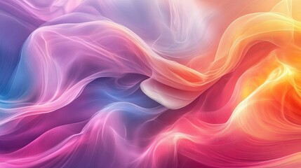 Obraz premium Abstract Wavy Pattern with Vibrant Colors and Subtle Textures