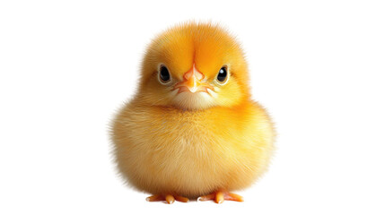 Obraz premium baby chicken isolated on white background 