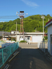 消防団詰所に向かう道