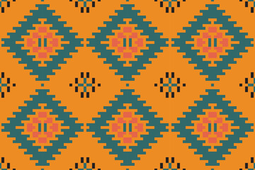 Mexican Ethnic Pattern Designfolk Embroidery, Aztec Geometric Ornament Print. Design for Carpet, Wallpaper, Clothing, Wrapping, Fabric