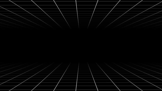 Side infinite grid motion animation