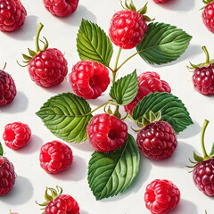 seamless background with berries