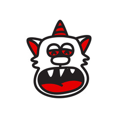 monster character design vector illustration