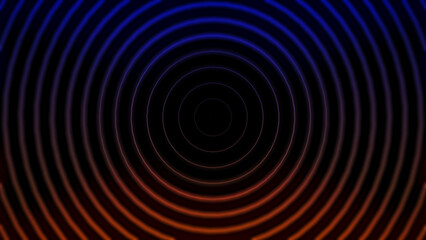 A purple and blue swirl with a black background.4k resolution. tunnel circle background.