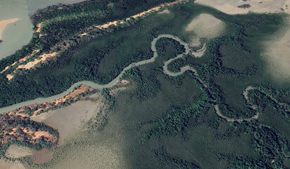 Aerial View of Van Diemen Gulf Coast, Australia