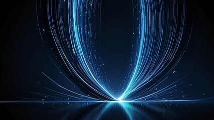 abstract blue wave background,car in the mountains