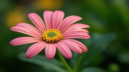 Obraz premium Pink Flower in Green Garden