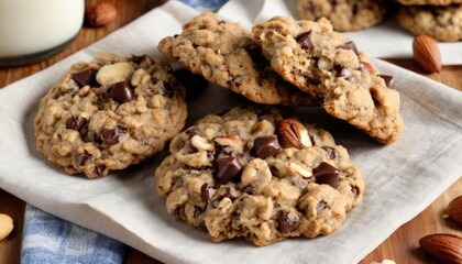  Deliciously indulgent chocolate chip cookies with nuts