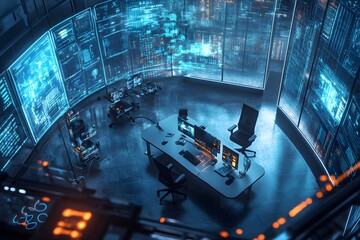 Futuristic Control Room