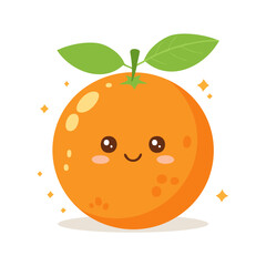 Orange Cute Cartoon Fruit Fresh Animation Healthy Character
