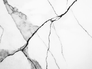 Minimalistic White Marble with Thin Veins