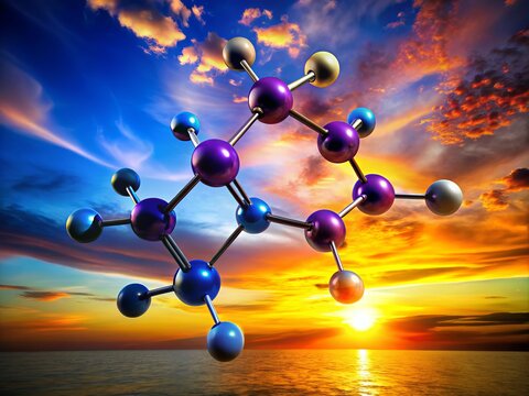 A visual representation depicting the Lewis structure of carbon tetrafluoride (CF4), showcasing the central carbon atom