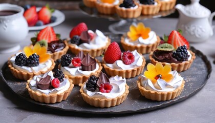 Delicious assortment of fruit tarts perfect for a summer gathering